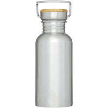 Load image into Gallery viewer, Thor 550 ml single wall stainless steel water bottle — Silver (front)