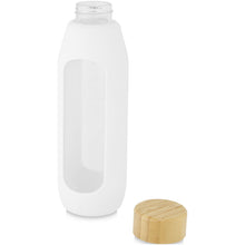 Load image into Gallery viewer, Tidan 600 ml borosilicate glass bottle with silicone grip — White (detail)
