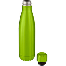 Load image into Gallery viewer, Cove 500 ml vacuum insulated stainless steel bottle — Lime green (detail)