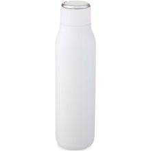 Load image into Gallery viewer, Marka 600 ml copper vacuum insulated bottle with metal loop — White