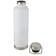 Load image into Gallery viewer, Thor 1 L copper vacuum insulated water bottle — White (detail)