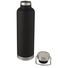 Load image into Gallery viewer, Thor 1 L copper vacuum insulated water bottle — Black (detail)