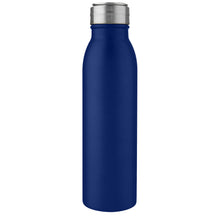 Load image into Gallery viewer, Harper 700 ml stainless steel water bottle with metal loop — Mid Blue (front)