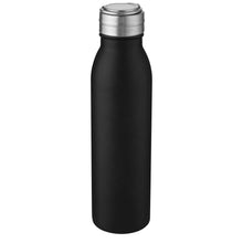 Load image into Gallery viewer, Harper 700 ml stainless steel water bottle with metal loop — Black (detail 2)