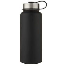 Load image into Gallery viewer, Supra 1 L copper vacuum insulated sport bottle with 2 lids — Black (front)