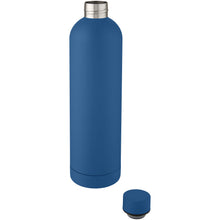 Load image into Gallery viewer, Spring 1 L copper vacuum insulated bottle — Tech Blue (detail)