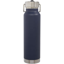 Load image into Gallery viewer, Thor 750 ml copper vacuum insulated sport bottle — Dark blue (back)