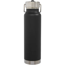 Load image into Gallery viewer, Thor 750 ml copper vacuum insulated sport bottle — Black (back)