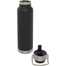 Load image into Gallery viewer, Thor 750 ml copper vacuum insulated sport bottle — Black (detail)