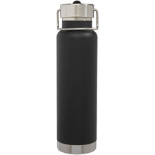 Load image into Gallery viewer, Thor 750 ml copper vacuum insulated sport bottle — Black (front)