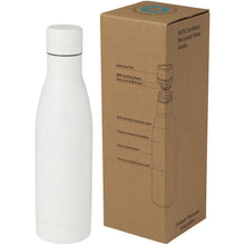 Load image into Gallery viewer, Vasa 500 ml RCS certified recycled stainless steel copper vacuum insulated bottle — White