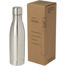 Load image into Gallery viewer, Vasa 500 ml RCS certified recycled stainless steel copper vacuum insulated bottle — Silver
