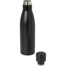 Load image into Gallery viewer, Vasa 500 ml RCS certified recycled stainless steel copper vacuum insulated bottle — Black (detail)