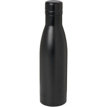 Load image into Gallery viewer, Vasa 500 ml RCS certified recycled stainless steel copper vacuum insulated bottle — Black (detail 2)