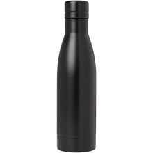 Load image into Gallery viewer, Vasa 500 ml RCS certified recycled stainless steel copper vacuum insulated bottle — Black (front)