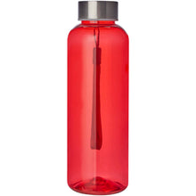 Load image into Gallery viewer, Bodhi 500 ml RPET water bottle — Transparent red (front)