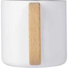 Load image into Gallery viewer, Bjorn 360 ml RCS certified recycled stainless steel mug with copper vacuum insulation — White (back)