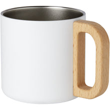 Load image into Gallery viewer, Bjorn 360 ml RCS certified recycled stainless steel mug with copper vacuum insulation — White (detail)