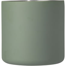 Load image into Gallery viewer, Bjorn 360 ml RCS certified recycled stainless steel mug with copper vacuum insulation — Heather green (front)