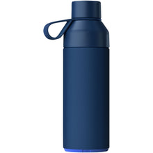 Load image into Gallery viewer, Ocean Bottle 500 ml vacuum insulated water bottle — Ocean Blue (back)