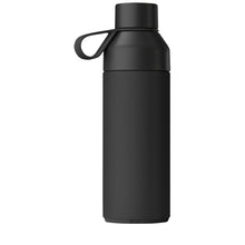 Load image into Gallery viewer, Ocean Bottle 500 ml vacuum insulated water bottle — Obsidian Black (back)