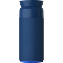 Load image into Gallery viewer, Ocean Bottle 350 ml brew flask — Ocean Blue (back)