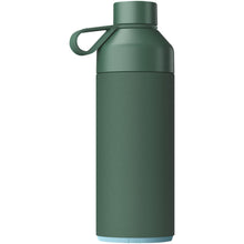 Load image into Gallery viewer, Big Ocean Bottle 1000 ml vacuum insulated water bottle — Forest green (back)