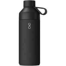 Load image into Gallery viewer, Big Ocean Bottle 1000 ml vacuum insulated water bottle — Obsidian Black