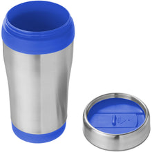 Load image into Gallery viewer, Elwood 410 ml RCS certified recycled stainless steel insulated tumbler  — Blue (detail 2)