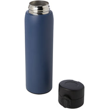 Load image into Gallery viewer, Sika 450 ml RCS certified recycled stainless steel insulated flask — Ocean Blue (detail)