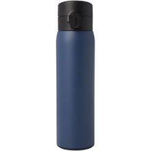 Load image into Gallery viewer, Sika 450 ml RCS certified recycled stainless steel insulated flask — Ocean Blue (front)
