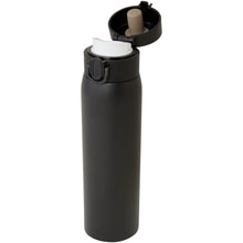 Load image into Gallery viewer, Sika 450 ml RCS certified recycled stainless steel insulated flask — Black (detail 2)