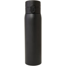 Load image into Gallery viewer, Sika 450 ml RCS certified recycled stainless steel insulated flask — Black (front)