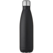 Load image into Gallery viewer, Cove 500 ml RCS certified recycled stainless steel vacuum insulated bottle  — Black (front)