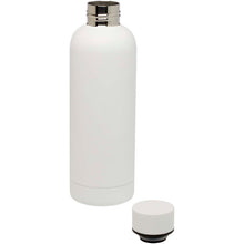 Load image into Gallery viewer, Spring 500 ml RCS certified recycled stainless steel copper vacuum insulated bottle — White (detail 2)