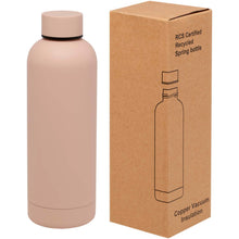 Load image into Gallery viewer, Spring 500 ml RCS certified recycled stainless steel copper vacuum insulated bottle — Pale blush