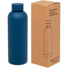 Load image into Gallery viewer, Spring 500 ml RCS certified recycled stainless steel copper vacuum insulated bottle — Ocean blue