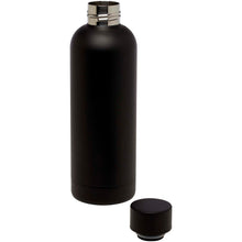 Load image into Gallery viewer, Spring 500 ml RCS certified recycled stainless steel copper vacuum insulated bottle — Black (detail 2)