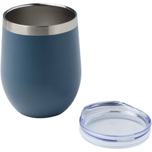 Load image into Gallery viewer, Corzo 350 ml RCS certified recycled stainless steel copper vacuum insulated cup — Hale Blue (detail)