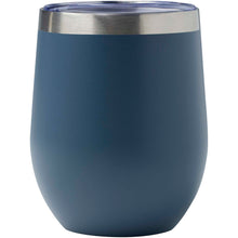Load image into Gallery viewer, Corzo 350 ml RCS certified recycled stainless steel copper vacuum insulated cup — Hale Blue (front)