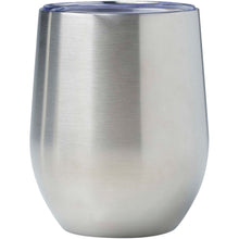 Load image into Gallery viewer, Corzo 350 ml RCS certified recycled stainless steel copper vacuum insulated cup — Silver (front)