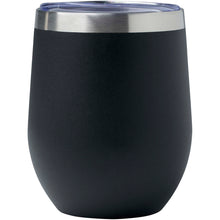 Load image into Gallery viewer, Corzo 350 ml RCS certified recycled stainless steel copper vacuum insulated cup — Black (front)