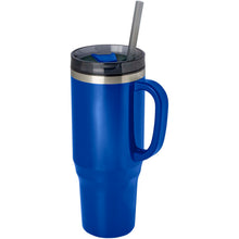 Load image into Gallery viewer, Melbourne 1200 ml RCS certified insulated tumbler with straw — Royal blue