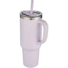 Load image into Gallery viewer, Sydney 1200 ml double wall RCS certified copper vacuum insulated tumbler with straw — Lilac