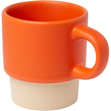 Load image into Gallery viewer, Olympia 130 ml stackable expresso cup with clay bottom — Orange
