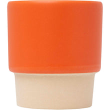 Load image into Gallery viewer, Olympia 130 ml stackable expresso cup with clay bottom — Orange (front)