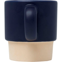 Load image into Gallery viewer, Olympia 130 ml stackable expresso cup with clay bottom — Navy (back)