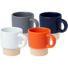 Load image into Gallery viewer, Olympia 130 ml stackable expresso cup with clay bottom — group