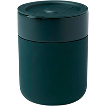 Load image into Gallery viewer, Java 330 ml ceramic tumbler with silicone wrap and plastic lid — Green