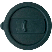 Load image into Gallery viewer, Java 330 ml ceramic tumbler with silicone wrap and plastic lid — Green (detail 2)